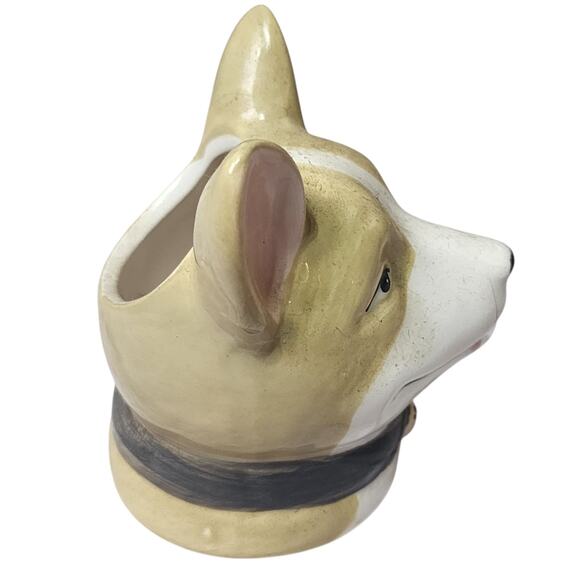 Molly & Rex Vase/Planter/Pen Holder Corgi Dog - Picture 3 of 4